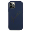 Guess GUHCP12MLSVSBL iPhone 12/12 Pro 6,1" niebieski/blue hardcase Script Vintage