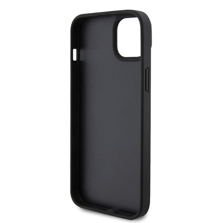 Original Case APPLE IPHONE 15 Guess Hardcase Crossbody 4G Metal Logo (GUHCP15SP4TDSCPK) black