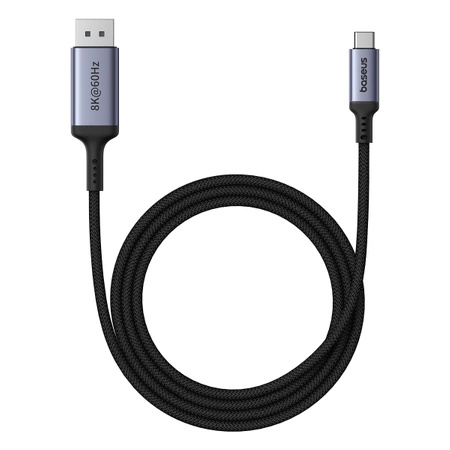 Baseus High Definition Series USB-C auf DisplayPort 1.4 8K 60Hz Unidirektionales Kabel 2 m – Schwarz