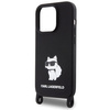 Karl Lagerfeld KLHCP15XSCBSCNK iPhone 15 Pro Max 6.7&quot; hardcase black/black Crossbody Silicone Choupette