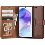 Etui SAMSUNG GALAXY A55 5G Tech-Protect Wallet brązowe