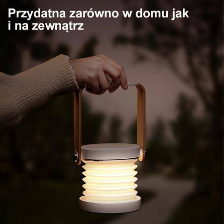 USAMS Wielofunkcyjna nocna lampka LED biały/white ZB249YH01 (US-ZB249)