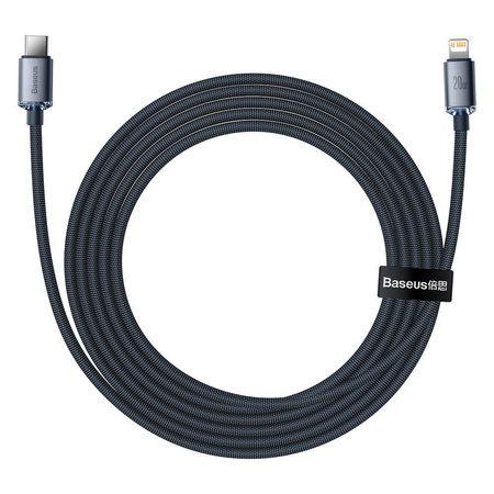 Baseus Crystal Shine Series Fast Charging Data Cable Type-C to iP 20W 2m Black