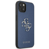 Guess nakładka do iPhone 13 Mini 5,4&quot; GUHCP13SSA4GSBL niebieski hard case Saffiano 4G Metal Logo