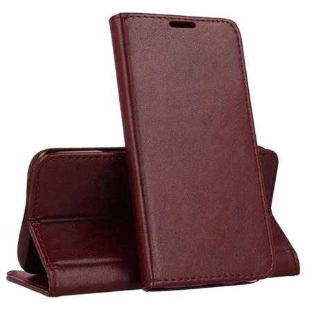 Case XIAOMI REDMI NOTE 12S Wallet with a Flap Leatherette Holster Magnet Book burgundy