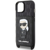 Karl Lagerfeld KLHCP14SCSAKHPKK iPhone 14 6.1&quot; hardcase black/black Crossbody Saffiano Monogram Ikonik