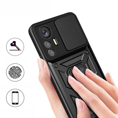 Schutzhülle XIAOMI 12 LITE Nexeri CamShield Pro schwarz