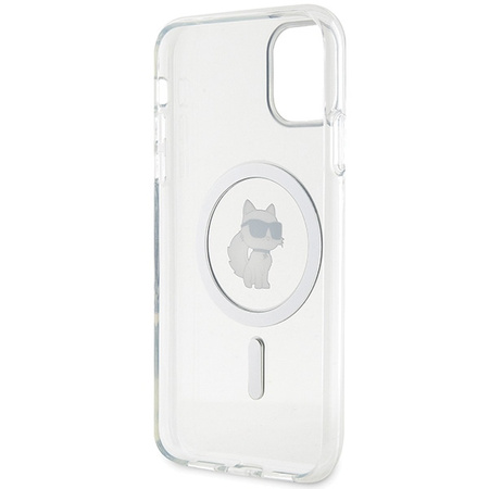 Karl Lagerfeld KLHMN61HFCCNOT iPhone 11 /Xr przezroczysty/transparent hardcase IML Choupette MagSafe