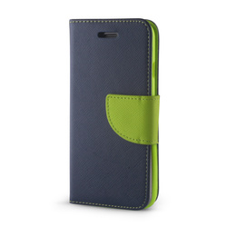 Etui Smart Fancy do Motorola Moto E13 granatowo-zielony