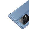 Clear View Case etui do Xiaomi Redmi Note 12 5G / Poco X5 5G pokrowiec z klapką różowe