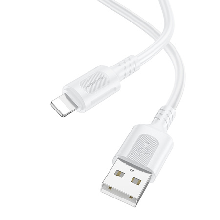 Borofone Kabel BX111 Feliz - USB na Lightning - 2,4A 1 metr biały