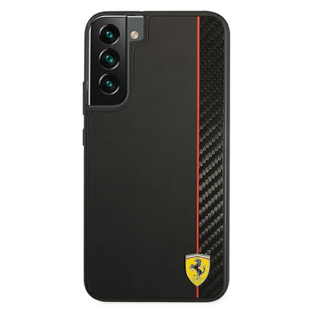 Ferrari FESAXHCS22MBK S22 + S906 schwarz / schwarzer Hartschalenkoffer On Track Carbon Stripe