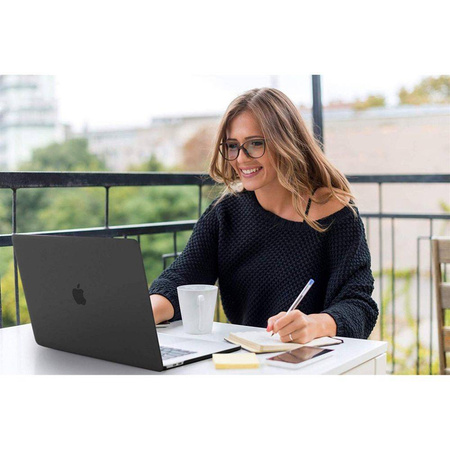 TECH-PROTECT SMARTSHELL MACBOOK AIR 13 2018-2020 MATTE BLACK