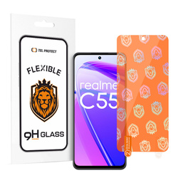 Hartowane szkło hybrydowe Tel Protect Best Flexible do REALME C55