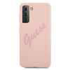 Guess GUHCS21MLSVSPI S21+ G996 różowy/pink hardcase Script Vintage