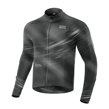 Rockbros 15400002002 long sleeve cycling jersey autumn/winter M - black