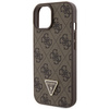 Original Case APPLE IPHONE 15 Guess Hardcase Crossbody 4G Metal Logo (GUHCP15SP4TDSCPW) brown