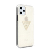 Guess GUHCN58SGTLGO iPhone 11 Pro złoty/gold hard case Glitter Triangle