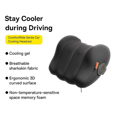 Baseus ComfortRide car headrest cushion - black