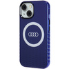 Audi IML Big Logo MagSafe Case iPhone 15 / 14 / 13 6.1" niebieski/navy blue hardcase AU-IMLMIP15-Q5/D2-BE