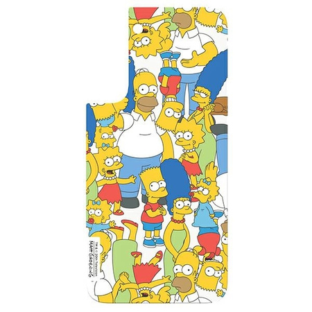 Panel Samsung GP-TOU021HOOYW do etui Frame Cover do Galaxy S22+ Simpsons Mix biały/white