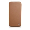 iCarer CE Premium Leather Folio Case iPhone 14 Pro Magnetic Flip Leather Folio Case MagSafe brown (WMI14220714-BN)