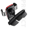 Baseus Metal Age Gravity Car Mount metalowy samochodowy uchwyt grawitacyjny na slot CD czarny (SUYL-J01)