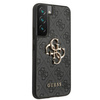 Oryginalne Etui SAMSUNG GALAXY S22 Guess Hardcase 4G Big Metal Logo GUHCS22S4GMGGR szare