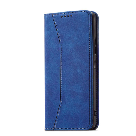 Magnet Fancy Case für Samsung Galaxy S23 Flip Cover Wallet Stand blau