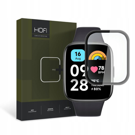 Hybrid Glass XIAOMI REDMI WATCH 3 HOFI Hybrid Pro+ schwarz