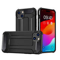 iPhone 15 Plus Hybrid Armor Hülle – Schwarz