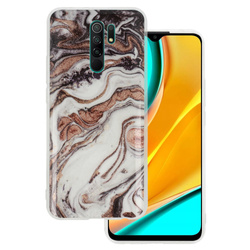 Marble Glitter Case do Xiaomi Redmi 9 Wzór 1