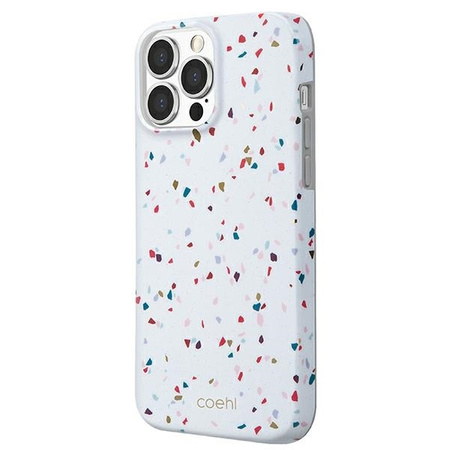 UNIQ etui Coehl Terrazzo iPhone 13 Pro Max 6,7" biały/natural white