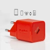 SBS TETRGAN1C20R 20W GaN Wall Charger with Power Delivery - Red