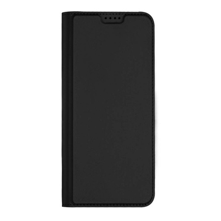 Dux Ducis Skin Pro etui do Xiaomi Redmi 11A / Poco C55 / Redmi 12C pokrowiec z klapką portfel na kartę podstawka czarne