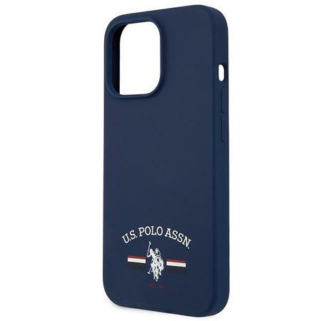 US Polo USHCP13XSFGV iPhone 13 Pro Max 6,7" granatowy/navy Silicone Collection