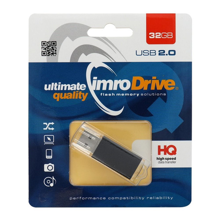 Imro pendrive 32GB USB 2.0 Black czarny