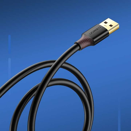 Ugreen kabel przewód przedłużacz przejściówka USB 3.0 (żeński) - USB 3.0 (męski) 1m czarny (10368)