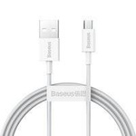 Baseus Superior kabel przewód USB - micro USB do szybkiego ładowania 2A 1m biały (CAMYS-02)