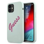 Guess GUHCP12SLSVSBF iPhone 12 mini 5,4" niebieski fuksja/blue fuschia hardcase Silicone Vintage