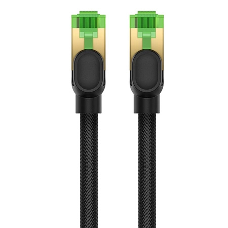 Baseus fast RJ45 cat. network cable. 8 40Gbps 20m braided black