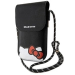 Hello Kitty Leather Hiding Kitty Cord bag - black