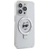 Karl Lagerfeld KLHMP15LHMRSCHH iPhone 15 Pro 6.1&quot; white/white hardcase Ring Stand Choupette Head MagSafe