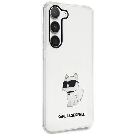 Karl Lagerfeld KLHCS23MHNCHTCT S23+ S916 transparent hardcase Ikonik Choupette