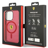 Ferrari FEHMP14LUKR iPhone 14 Pro 6.1" rot/rot Hardcase Translucent Magsafe