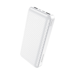 Borofone Power Bank 20000mAh BJ3A Minimalist - 2xUSB - biały