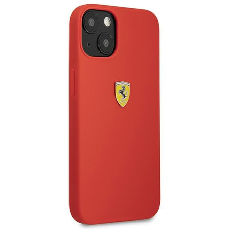 Ferrari FESSIHCP13SRE iPhone 13 mini 5,4" czerwony/red hardcase Silicone