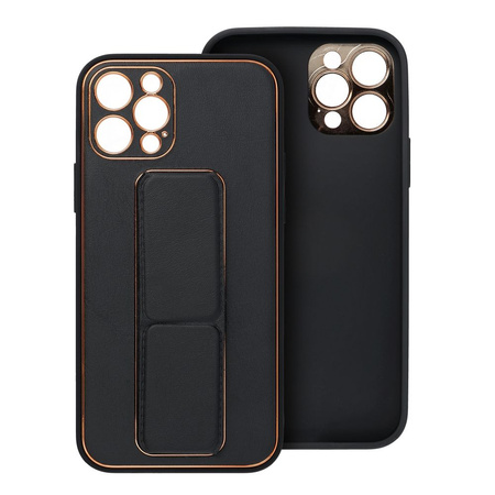 Futerał LEATHER Case Kickstand do SAMSUNG Galaxy A15 5G czarny