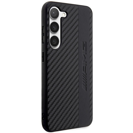 AMG AMHCS23SBLSCA S23 S911 czarny/black hardcase Carbon Stripe&Embossed