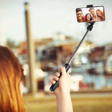 Grundig - Statyw na smartfon / selfie stick Bluetooth